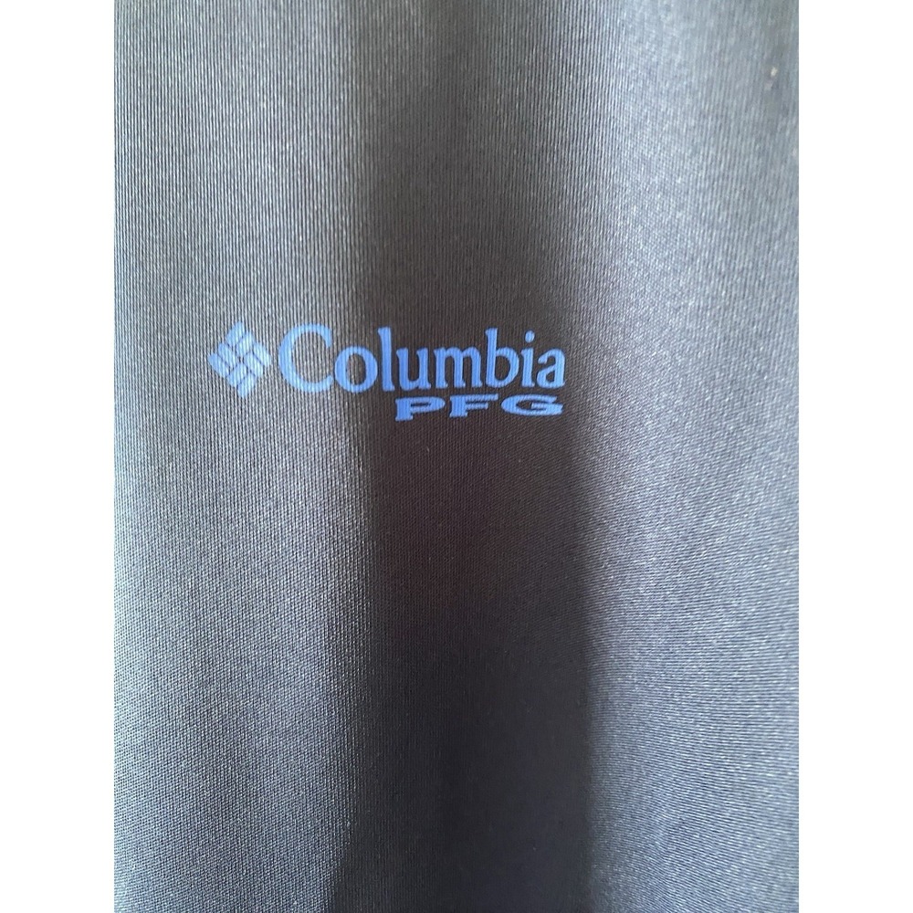 Columbia Men's Navy Blue Short Sleeve Polo Shirt PFG Fishing Gear, Size Large - Picture 3 of 3